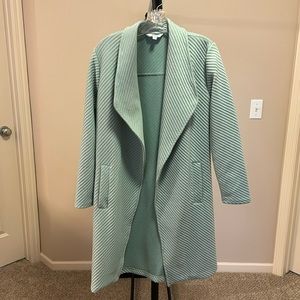BB Dakota Knit Open Sweater/ Jacket in Sea Mist